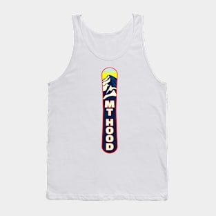 Snowboarding Mount Hood Oregon Snowboard Tank Top